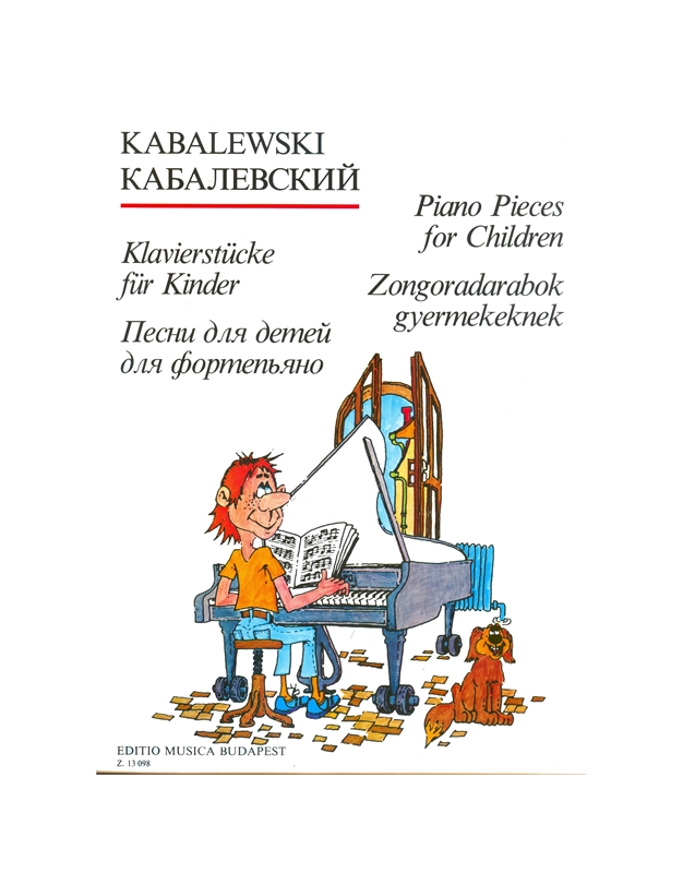 Kabalevsky - Pieces For Children / Budapest Edition