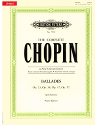 Frederic Chopin - Ballades op. 23, op. 38, op. 47, op. 52 (Urtext) / Peters editions
