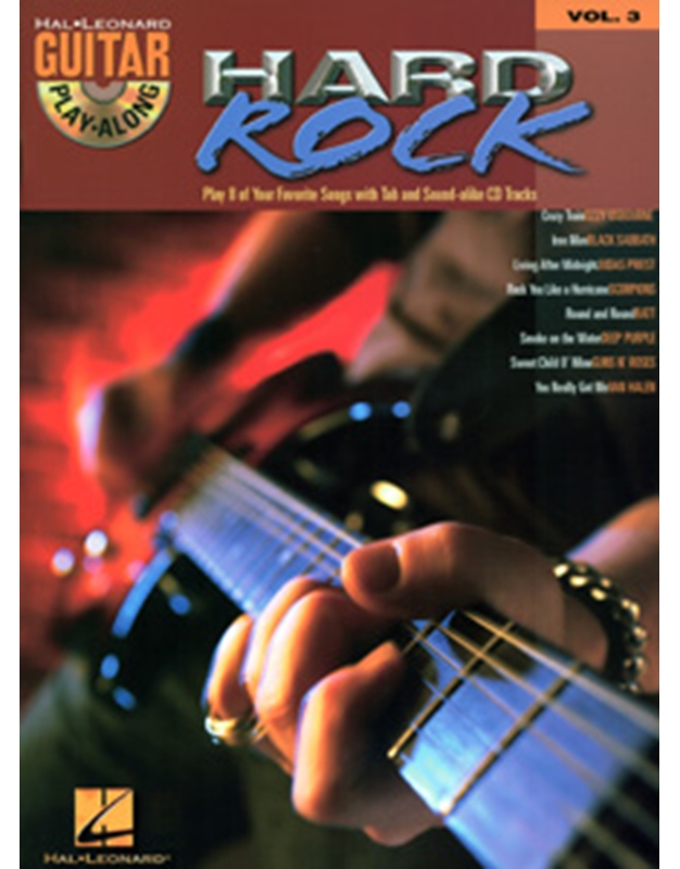 Hal Leonard Guitar Play along Hard Rock Vol. 3 + CD