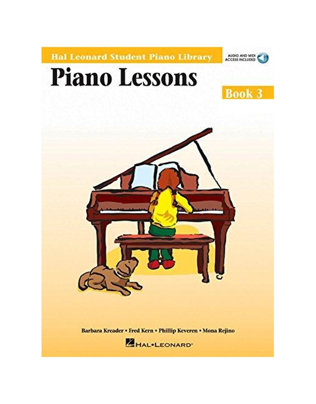 Student Piano Library Lessons 3 Book (B/AUD)