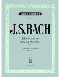 J.S.Bach- Klavierwerke (Busoni-Ausgabe) Band V / Breitkopf editions