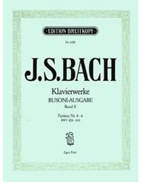 J.S. Bach - Klavierwerke (Busoni-Ausgabe) Band X / Εκδόσεις Breitkopf