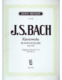 J.S. Bach - Klavierwerke (Busoni-Ausgabe) Band VIII / Εκδόσεις Breitkopf