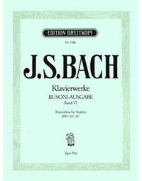 J.S.Bach - Klavierwerke (Busoni-Ausgabe) Band IV / Breitkopf editions