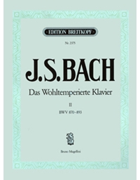 BACH J.S. Das Wohltemperierte No.2 / Εκδόσεις Breitkopf 