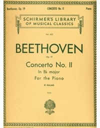 Ludwig Van Beethoven - Concerto No. II, Op. 19 in B flat major / Εκδόσεις Schirmer