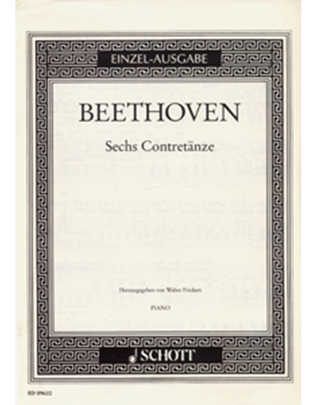 L.V. Beethoven - Sechs Contretanze / Schott editions