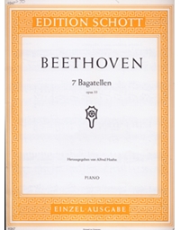 BEETHOVEN 7 Bagatelles op.33 / Schott Sohne
