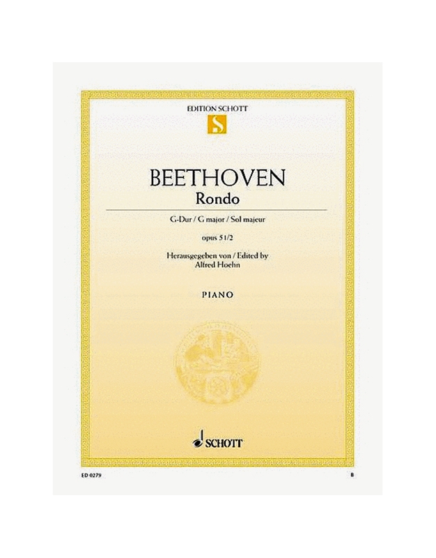 L.v. Beethoven - Rondo Op.51 / Εκδόσεις Schott