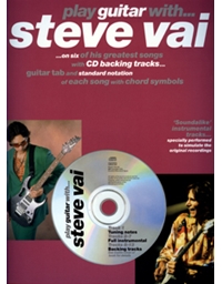 Vai Steve -Play guitar with...Βιβλίο+CD