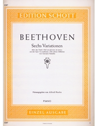 L.v.Beethoven - Sechs Variationen / Εκδόσεις Schott