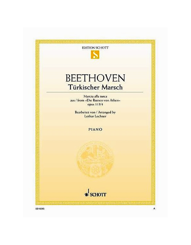 L.v. Beethoven - Turkischer March / Schott Editions