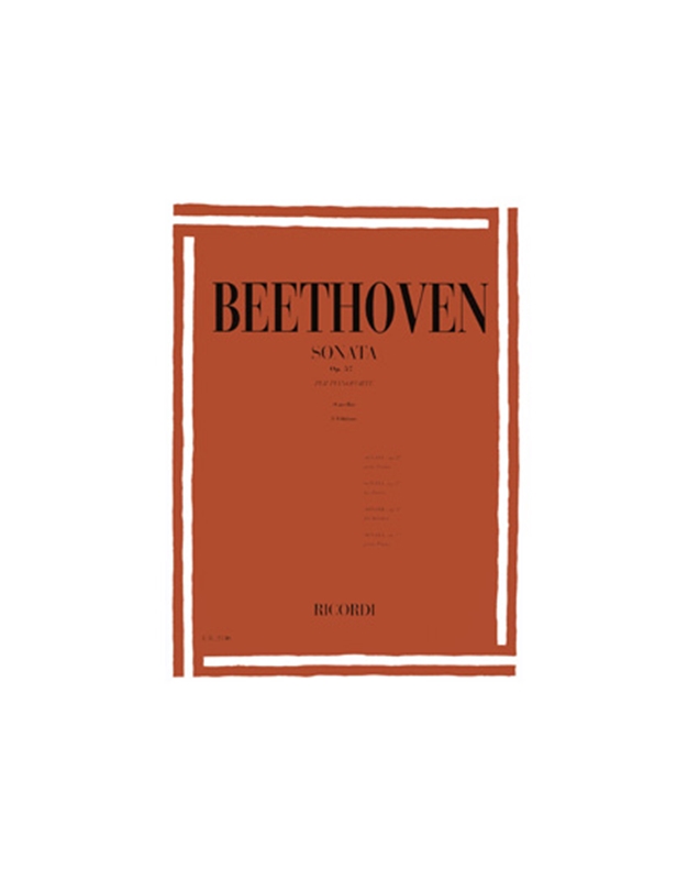 L.V.Beethoven - Sonata op. 57 per pianoforte / Εκδόσεις Ricordi