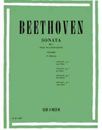 L.V.Beethoven - Sonata op. 7 per pianoforte / Ricordi editions