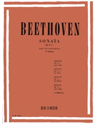 L.V.Beethoven - Sonata op. 2 N. 1 per pianoforte / Ricordi editions