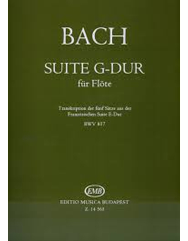 Bach -Suite G-Dur For Flute