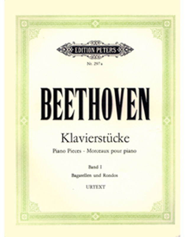 L.V. Beethoven - Klavierstucke - Band I (Bagatellen und Rondos) / Εκδόσεις Peters