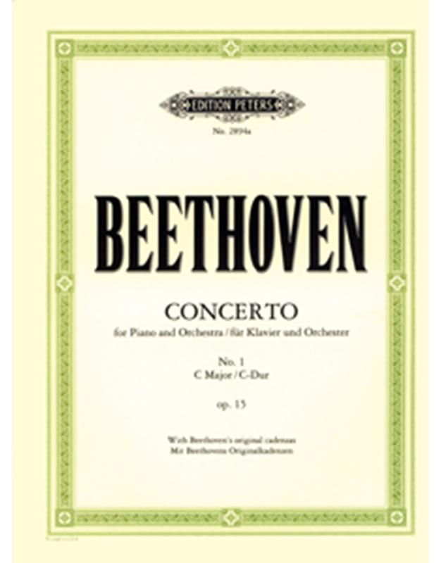 L.V.Beethoven - Concerto for piano and Orchestra No 1 C Major Op. 15 /Peters editions