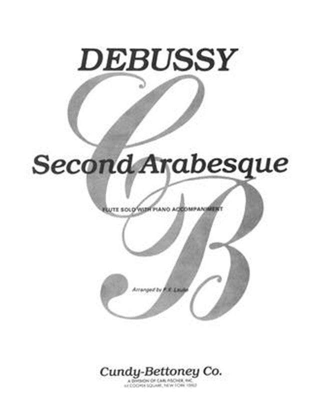 Debussy -  Arabesque N.2 Flute Solo