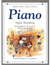 Alfred's Basic Piano Library-Sight Reading Complete Level 1