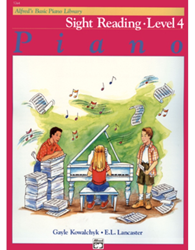 Alfred's Basic Piano Library-Sight Reading-Level 4