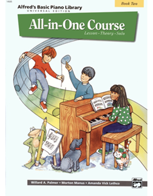 Alfred's Basic Piano Library-All In One Course-Book 2