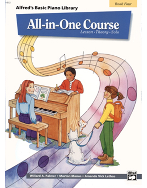 Alfred's Basic Piano Library-All In One Course-Book 4