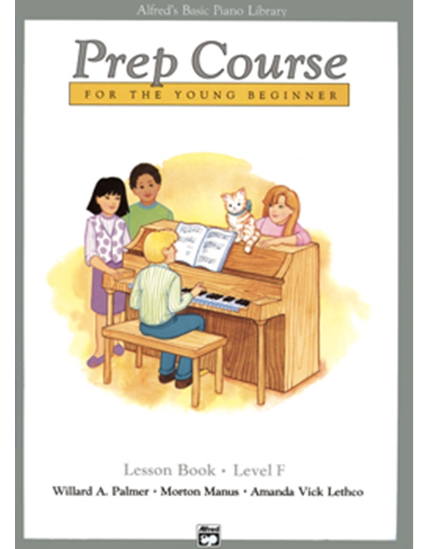 Alfred's Basic Piano Library-Prep Course-Lesson Book Level F