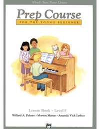 Alfred's Basic Piano Library-Prep Course-Lesson Book Level F