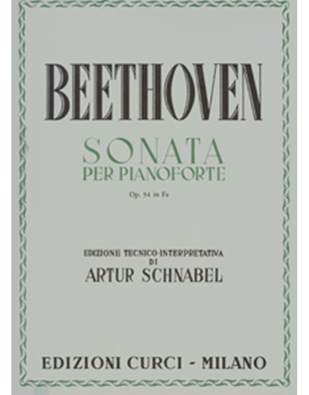 Beethoven - Sonata per Pianoforte Op. 54 in Fa