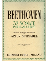 L.V.Beethoven - 32 Sonate per Pianoforte II (Schnabel) / Εκδόσεις Curci