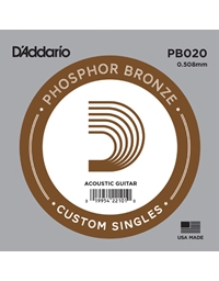 D'Addario PB020 Single Guitar String