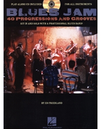 Blues Jam-40 Progressions and Grooves + CD