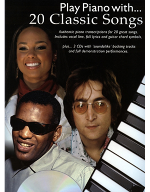 Play Piano with...20 Classic Songs + CD
