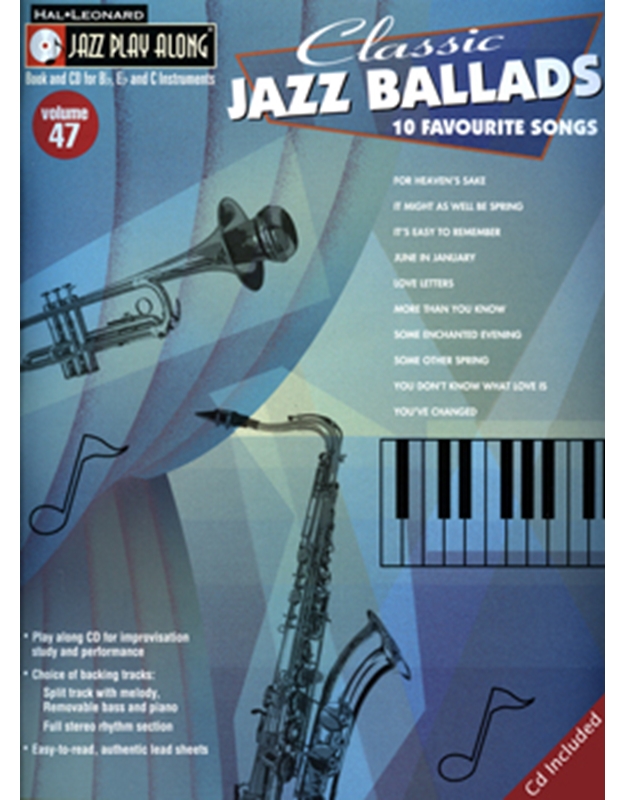 Jazz Play Along Vol 47 - Classic Jazz Ballads + CD
