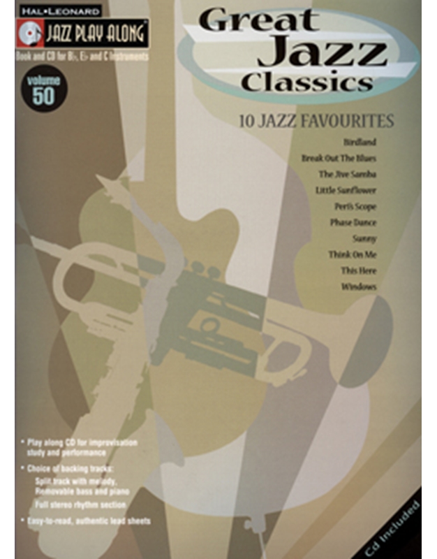 Jazz Play Along Vol 50 - Great Jazz Classics + CD