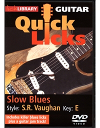 Lick Library Guitar Quick Licks-Slow Blues-S.R Vaughan