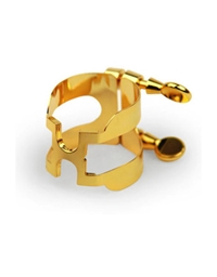 RICO Alto Saxophone Ligature with Cap Gold