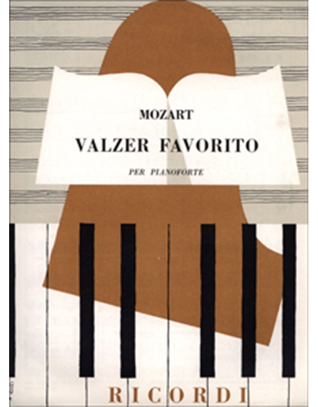 W.A.Mozart - Valzer Favorito per pianoforte / Ricordi editions