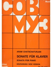 Aram Khachaturian - Sonate fur Klavier / Εκδόσεις Boosey & Hawkes