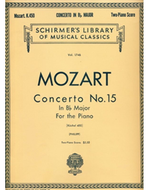  Mozart - Concerto N. 15  (BB) KV 450 