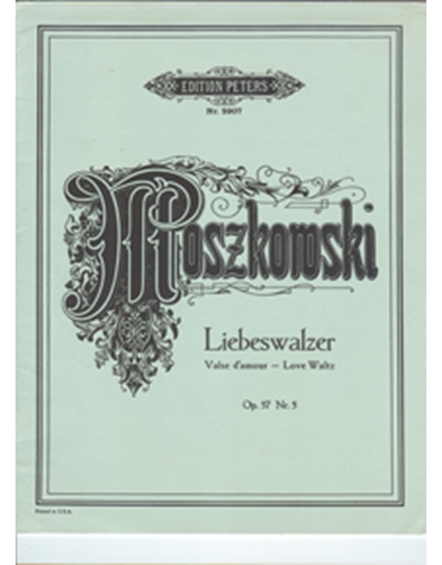 Moszokowski - Love Waltz Op.57 N 5