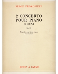 Serge Prokofieff - 2e Concerto pour Piano en sol (G) Op. 16 / Εκδόσεις Boosey & Hawkes
