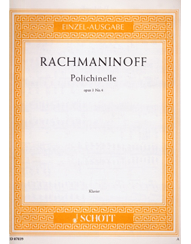 Rachmaninoff - Polichinelle Opus 3 No. 4 