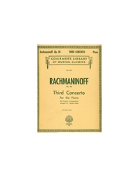 Sergei Rachmaninoff - Third Concerto for the piano Op. 30 /  Εκδόσεις Schirmer