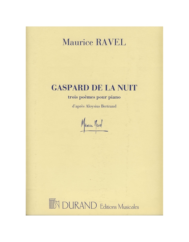 M. Ravel - Gaspard de la Nuit