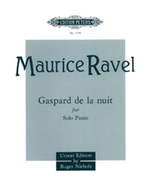 Maurice Ravel - Gaspard de la Nuit for Solo Piano (Urtext) / Εκδόσεις Peters