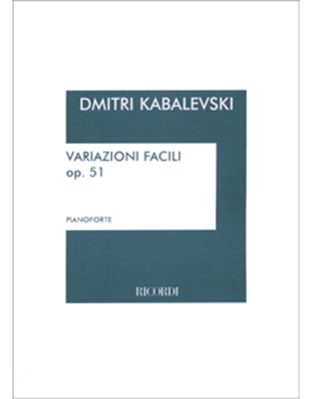 Kabalevsky - 5 Easy Variations Op 51
