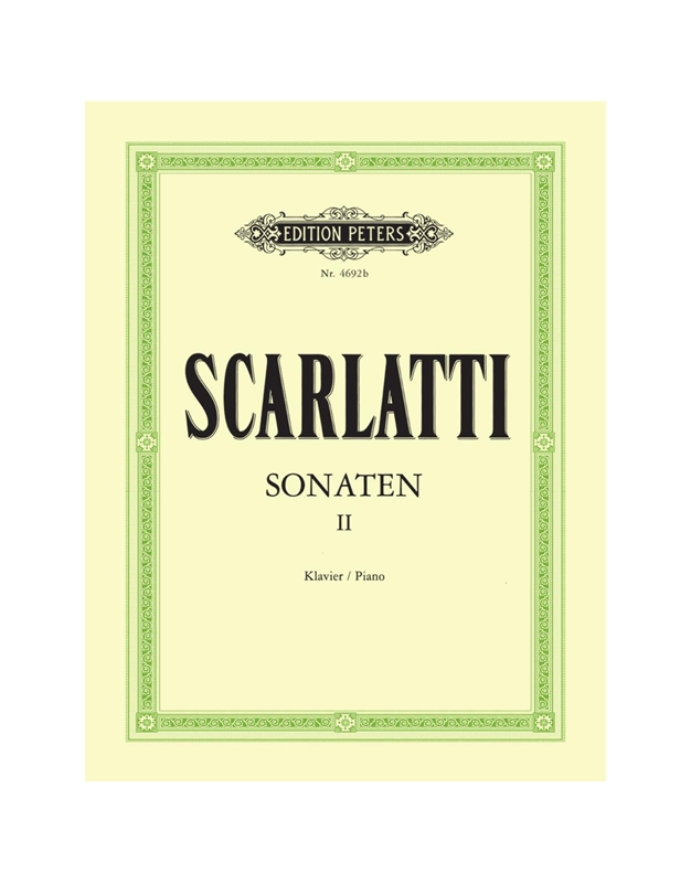 Scarlatti - Sonatas Vol.2 / Peters Edition