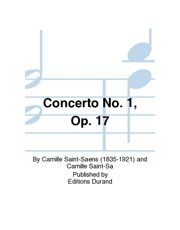Saint-Saens - Concerto N.1 Op.17